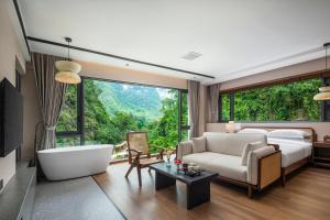 Posezení v ubytování Dyed Mount Boutique Hotel