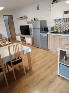 Kuchyň nebo kuchyňský kout v ubytování Apartman Ždralović