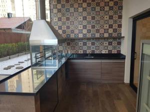 Cucina o angolo cottura di Flat com Ar, SmarTV43, wifi, estac, novo, Selenita2