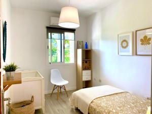 Postel nebo postele na pokoji v ubytování Cottage Gran Canaria completely renovated with Jacuzzi