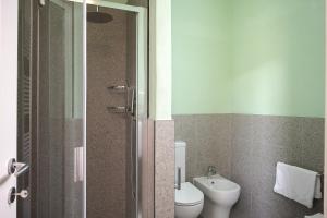 Koupelna v ubytování Hotel Fiorita