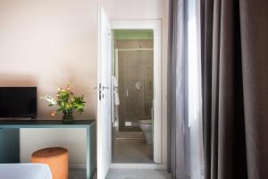 Koupelna v ubytování Hotel Fiorita