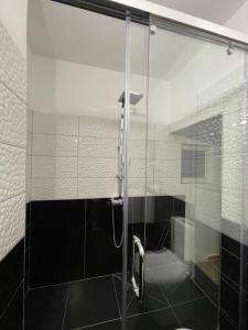 Koupelna v ubytování Hotel Milano