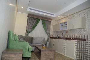 Kuchyň nebo kuchyňský kout v ubytování فندق سويت لافندر Lavender Suite Hotel