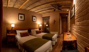 Krevet ili kreveti u jedinici u okviru objekta Hotel Pascual Andino