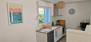 Dapur atau dapur kecil di Ty Kervarlay