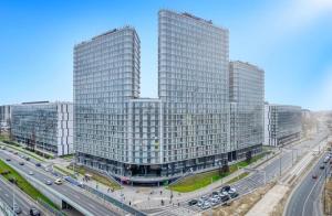 Výhľad na mesto Varšava alebo výhľad na mesto priamo z apartmánu