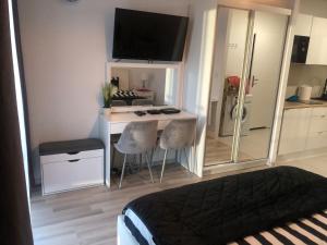 Kuchyňa alebo kuchynka v ubytovaní Apartment