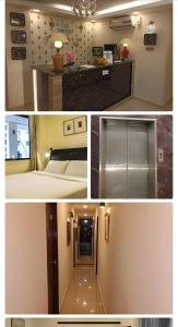 a collage of three pictures of a hotel room at FKI INTERNATIONAL HOTEL in Kuala Lumpur