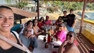 Hóspedes ficando em Pousada Canto do Mar Ilha Grande