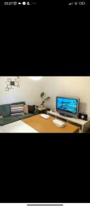 TV a/nebo společenská místnost v ubytování Apartments Forest