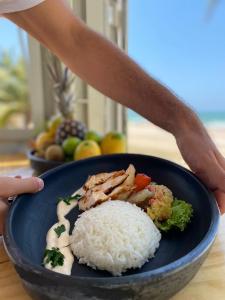 Đồ ăn tại/gần lều trại sang trọng