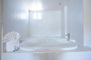 Koupelna v ubytování Hotel Aqua Rio