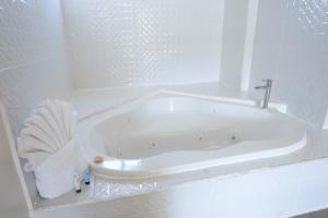 Koupelna v ubytování Hotel Aqua Rio