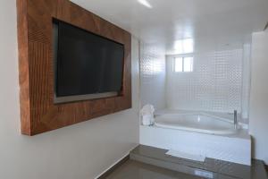 Koupelna v ubytování Hotel Aqua Rio