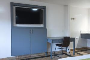 TV a/nebo společenská místnost v ubytování Hotel Aqua Rio