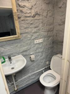 Koupelna v ubytování Süda Hostel