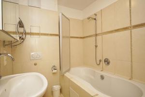 Koupelna v ubytování Strandvilla Boeck Wohnung Nr 15