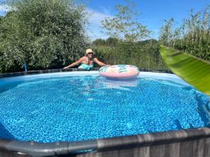 Bazén v ubytování Weberhof-Münster Glamping nebo v jeho okolí + 20 fotografií