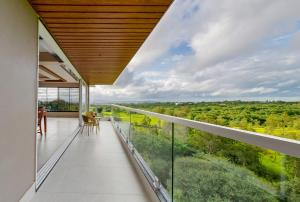 コールハープルにあるOrchid Avenueの家のバルコニーからの眺め