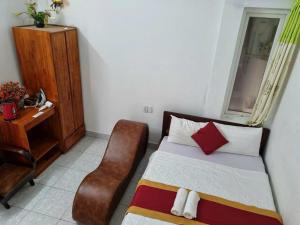 Postel nebo postele na pokoji v ubytování Blue Ocean Hotel - Thiên Thanh - sát bãi sau