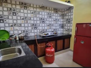 Kuchyň nebo kuchyňský kout v ubytování Quality Inn Varkala