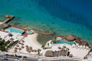 an aerial view of a resort and the ocean at Grand Park Royal Cozumel - All Inclusive in Cozumel