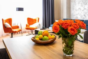 Posezení v ubytování GRAND Apartments Banská Bystrica CENTRUM