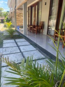 Zahrada ubytování Qwank Kuta Lombok