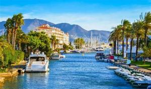 Naturlandskabet i nærheden af feriehuset