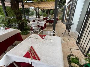 Restaurace v ubytování Locanda Fosca Umbra
