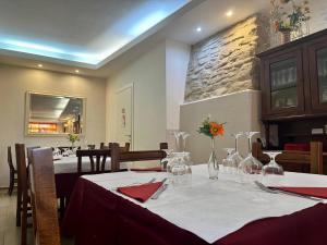 Restaurace v ubytování Locanda Fosca Umbra