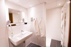 Koupelna v ubytování Hotel Darstein