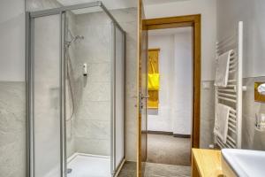 Koupelna v ubytování Hotel Erika