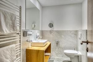 Koupelna v ubytování Hotel Erika