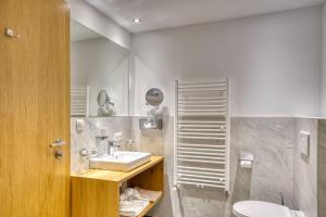 Koupelna v ubytování Hotel Erika