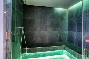 Koupelna v ubytování Hotel Erika