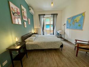 En eller flere senge i et værelse på Jaky Maison Torino, Cozy & Modern Stay