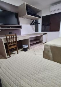 TV a/nebo společenská místnost v ubytování Hotel Nevada