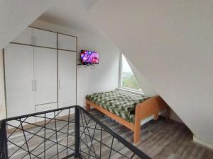Tempat tidur dalam kamar di Djina 3 Divcibare