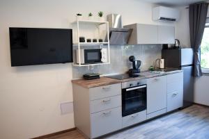 Η κουζίνα ή μικρή κουζίνα στο Lampino apartment +8 φωτογραφίες