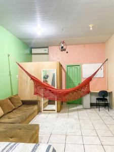 Χώρος καθιστικού στο Quarto Tucuju