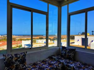 113 Duplex vue sur Mer的阳台或露台