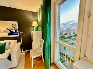 Výhľad na hory alebo výhľad na hory priamo z apartmánu