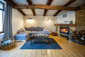 Posezení v ubytování Maison de caractère à deux pas du Luxembourg