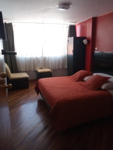 Letto o letti in una camera di Hostal Capri