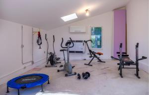 Fitness centrum a/nebo fitness zařízení v ubytování 3 Bedroom Amazing Home In Montelabbate + 38 fotografií