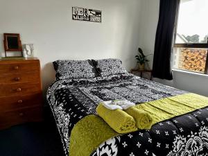 Postel nebo postele na pokoji v ubytování B&B on Hoffman