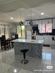 Kuchyň nebo kuchyňský kout v ubytování bula house fiji