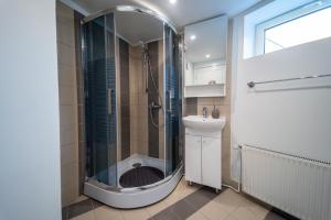 Ένα μπάνιο στο Dzirnavu central Apartament +41 φωτογραφίες